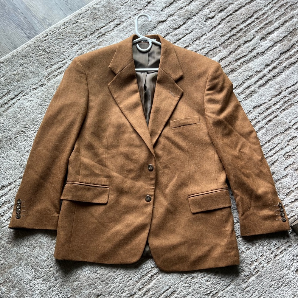 Woolmark Men’s Sport Coat Light Brown (FREE SHIPPING + BRAND NEW)